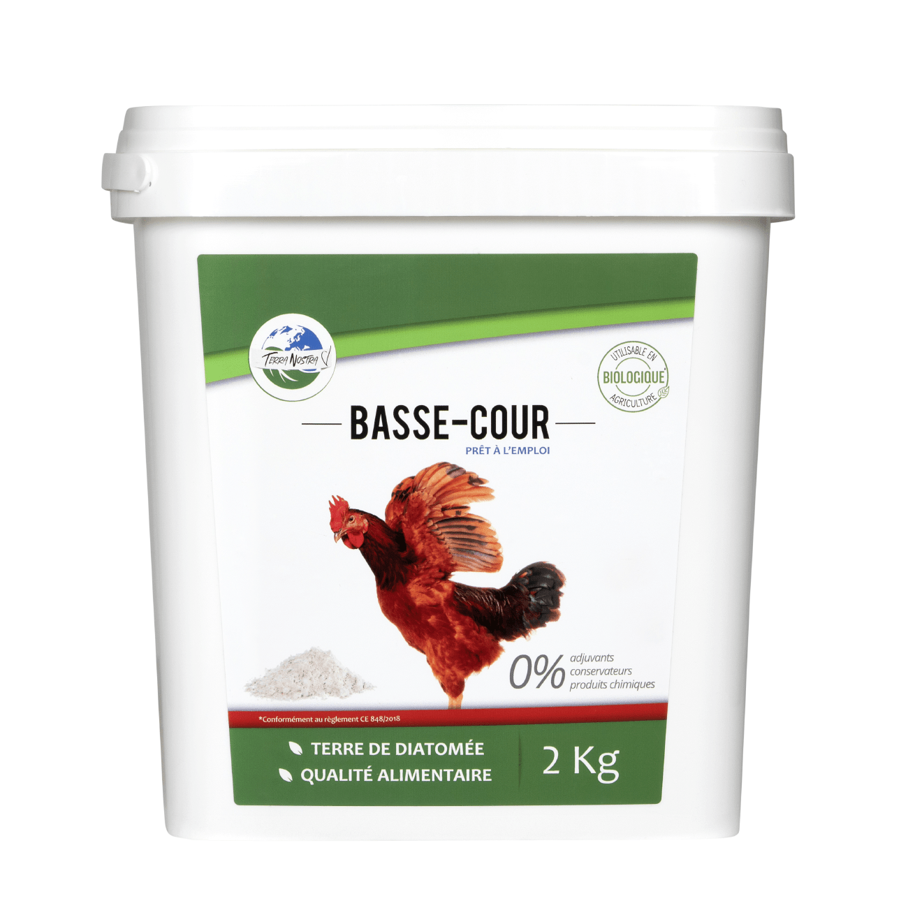 Basse Cour Naturel Terre de Diatomée Poudreuse 300g - Terra Nostra - insecticides a base de produits naturels