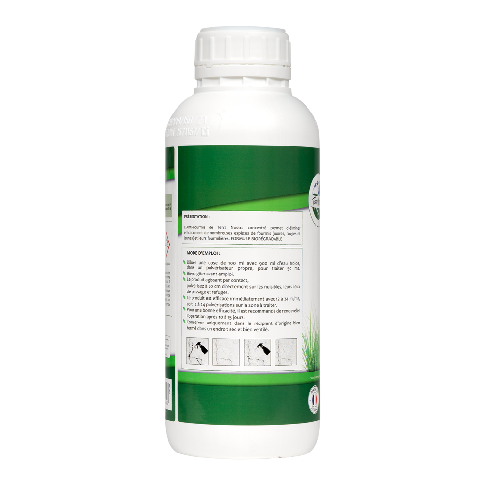 Anti Fourmis Naturel Formule Concentrée Bidon 1L Fabriqué en France Terra Nostra - Terra nostra shop