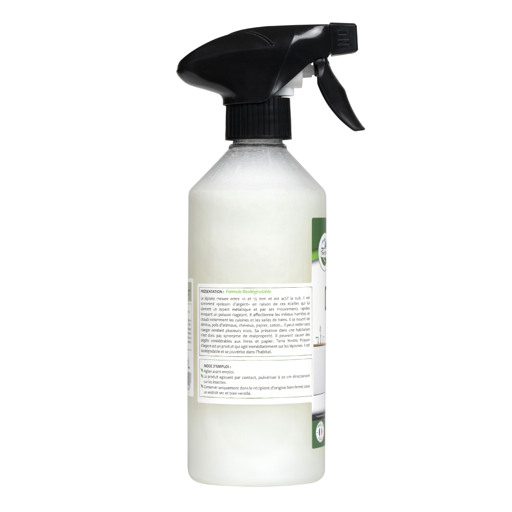 Spécial Poisson d'Argent Spray Prêt à l'emploi 500ml Fabriqué en France Terra Nostra - Terra nostra shop