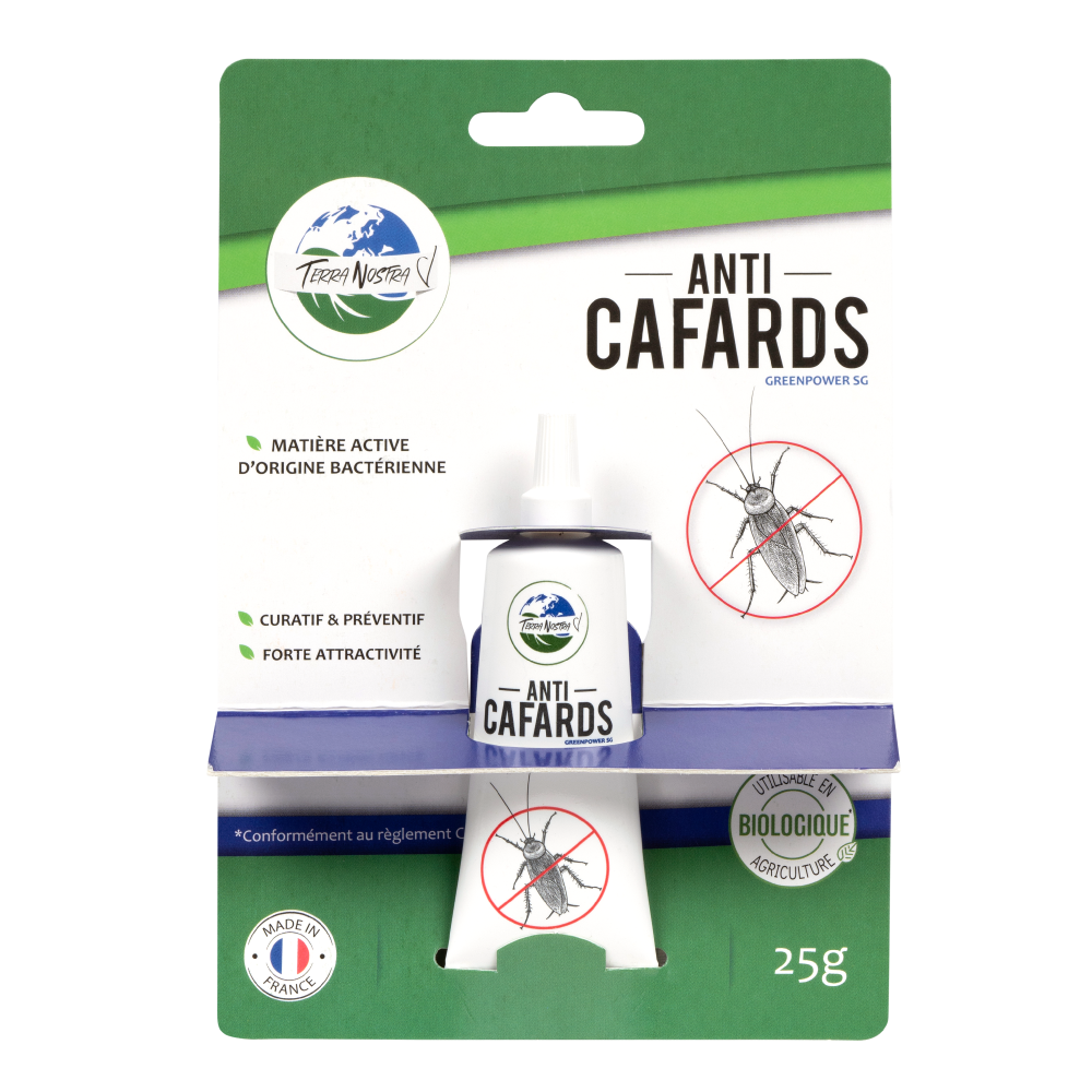 Anti cafards Tube 25g Prêt à l'emploi Fabriqué en France Terra Nostra - Terra nostra shop