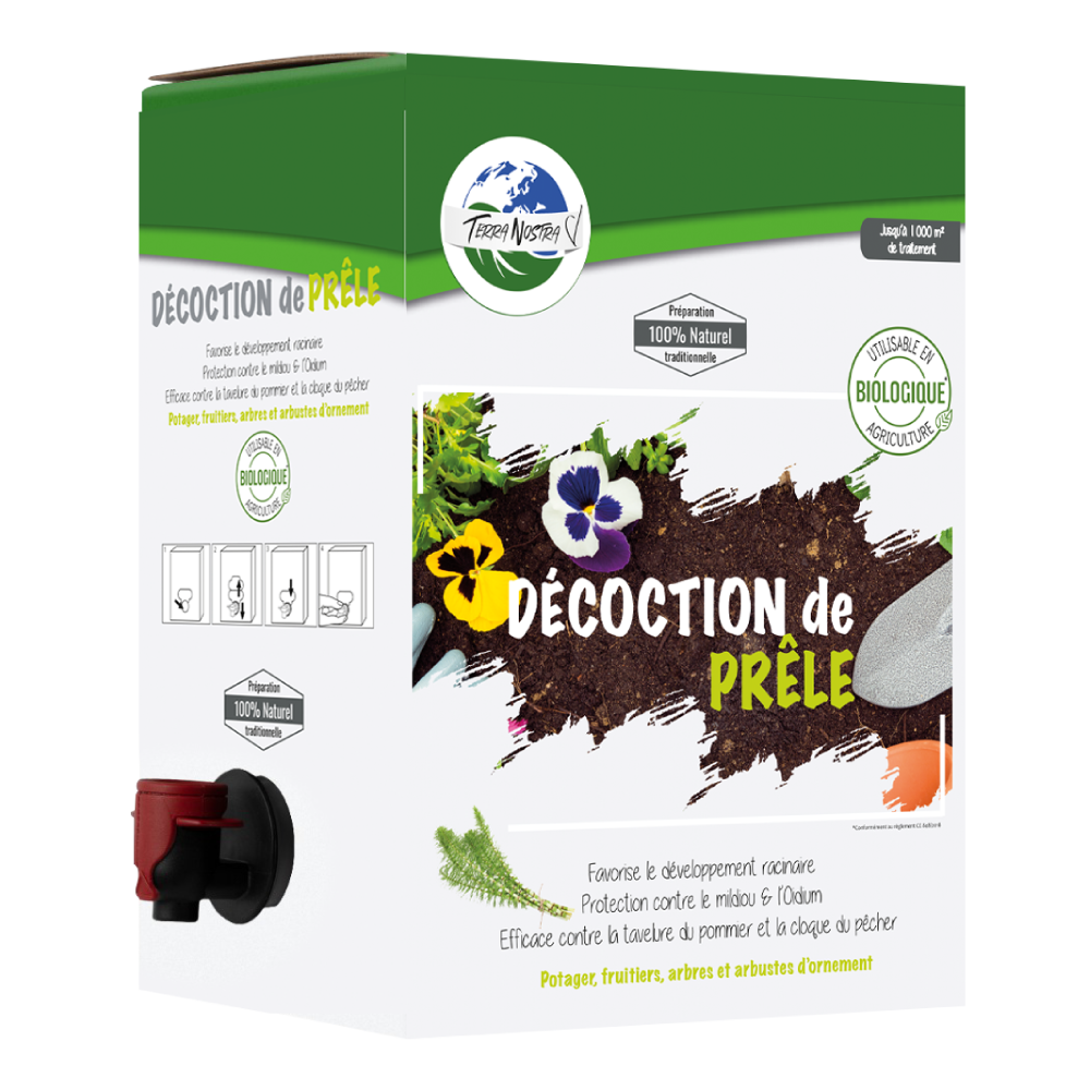 Jardin Naturel Décoction de Prêle Concentré Bib 5L Fabriqué en France Terra Nostra - Terra nostra shop