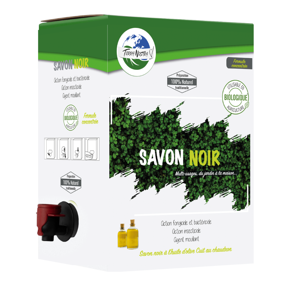 Jardin Naturel Savon Noir Concentré Bib 5L Fabriqué en France Terra Nostra - Terra nostra shop