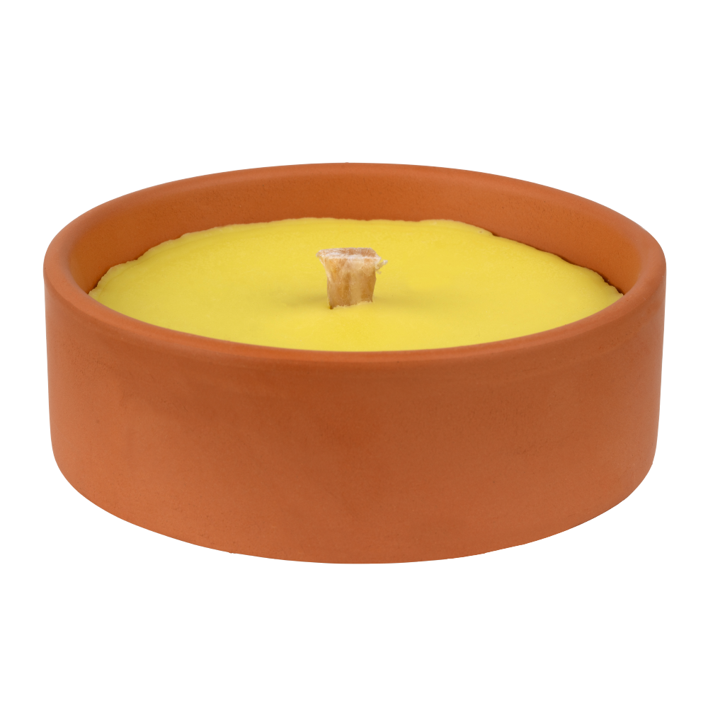 LOT 3 BOUGIES CITRONNELLE TERRE CUITE - Terra nostra shop
