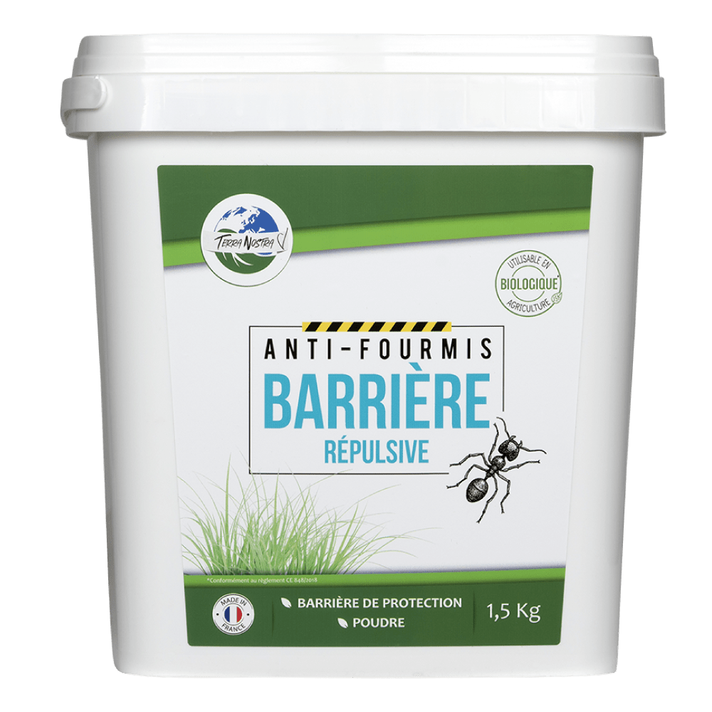 Anti Fourmis Naturel Barrière Répulsive Poudreuse ou Seau - Terra Nostra - insecticides a base de produits naturels