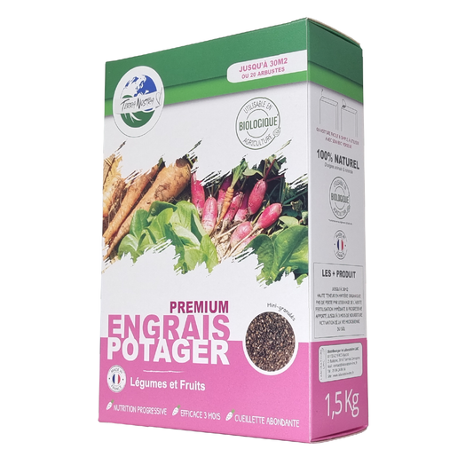 Engrais Premium Potager Boite de 1,5 Kg Mini Granulés Fabriqué en France Terra Nostra - Terra nostra shop