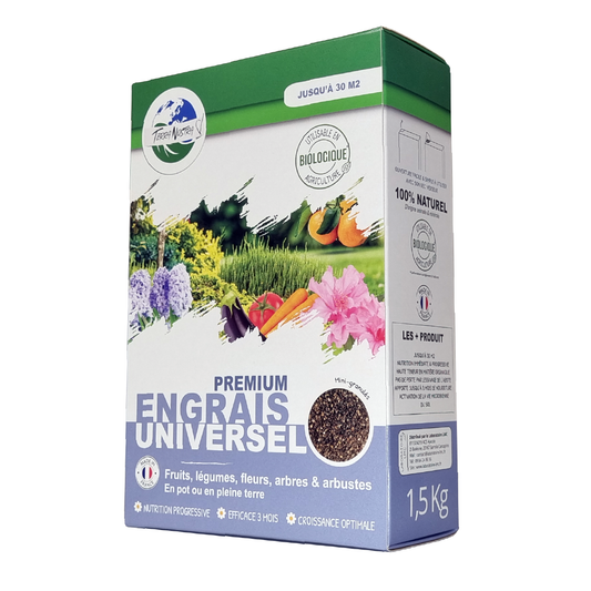 Engrais Premium Universel Boite de 1,5 Kg Mini Granulés Fabriqué en France Terra Nostra - Terra nostra shop