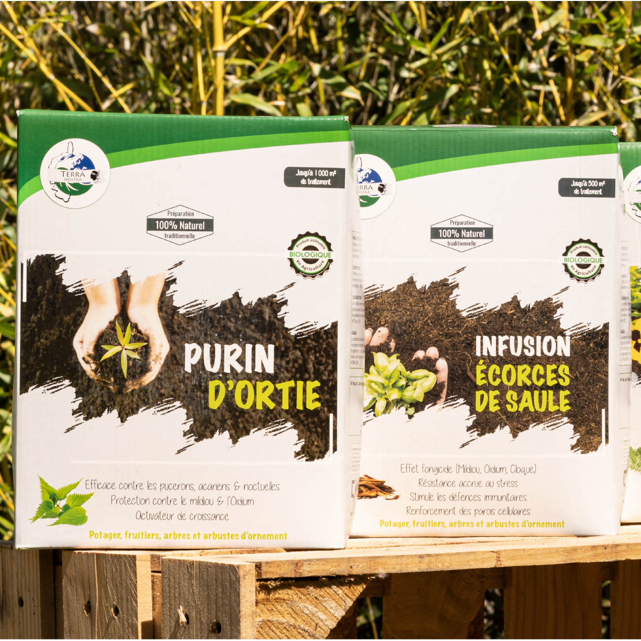 Jardin Naturel Purin d'Ortie Concentré Pouch ou Bib Fabriqué en France Terra Nostra