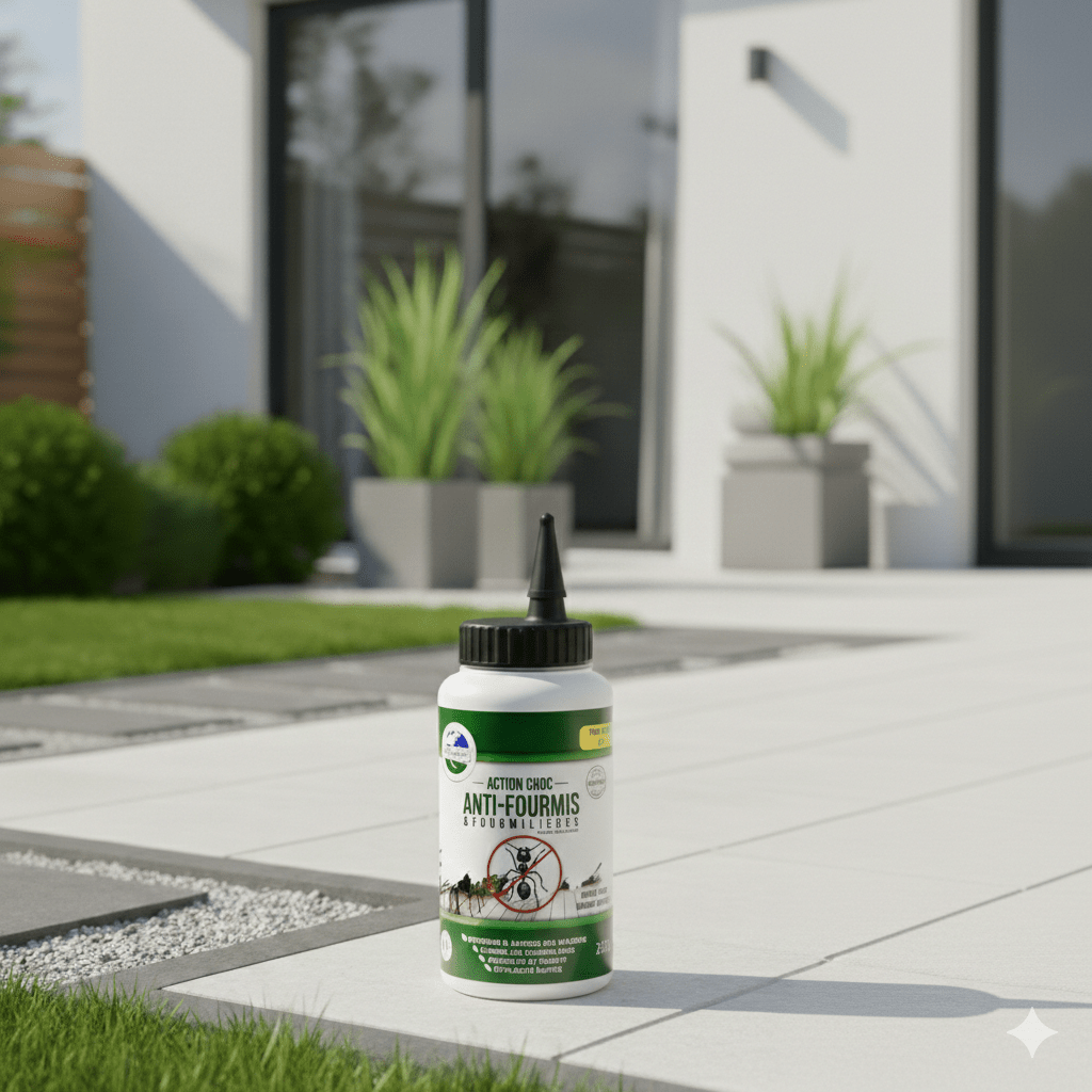 Anti - Fourmis - Choc Poudrage & Arrosage - Prêt à l'emploi - Poudreuse 250 gr - Terra Nostra - insecticides a base de produits naturels