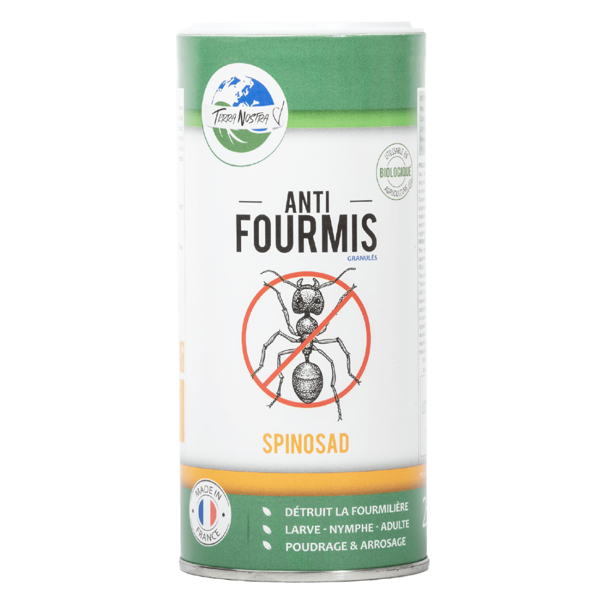 Anti fourmis Granulés Spinosad Poudreuse ou Seau - Terra Nostra - insecticides a base de produits naturels