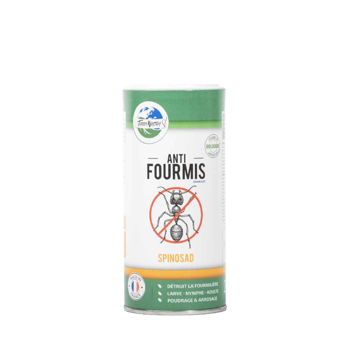 Anti fourmis Granulés Spinosad Poudreuse ou Seau - Terra Nostra - insecticides a base de produits naturels