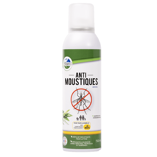 Anti Moustique Naturel Aérosol Cutané 150ml - Terra Nostra - insecticides a base de produits naturels