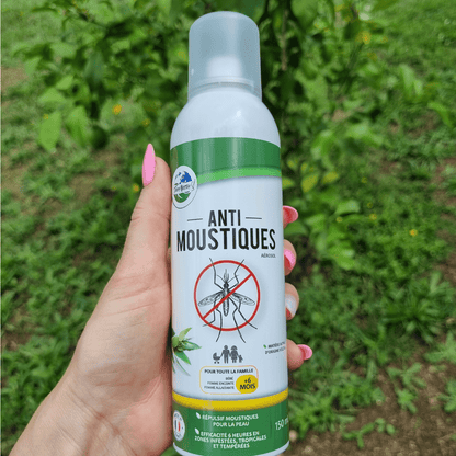Anti Moustique Naturel Aérosol Cutané 150ml - Terra Nostra - insecticides a base de produits naturels