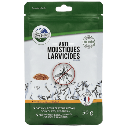 Anti Moustiques Larvicides Sachet ou Seau - Terra Nostra - insecticides a base de produits naturels