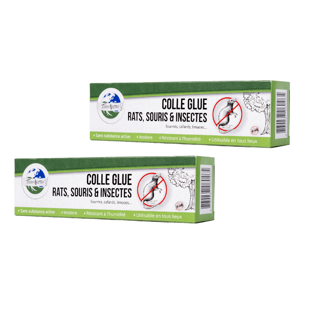 Anti Rat Souris Rongeur Colle Glu Prêt à l'emploi Tube 135g LOT DE 2 TUBES - Terra Nostra - insecticides a base de produits naturels