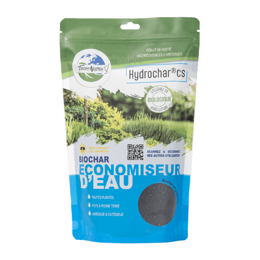 Economiseur d'eau Hydrochar Biochar toutes plantes sachet de 300g - Terra Nostra - insecticides a base de produits naturels