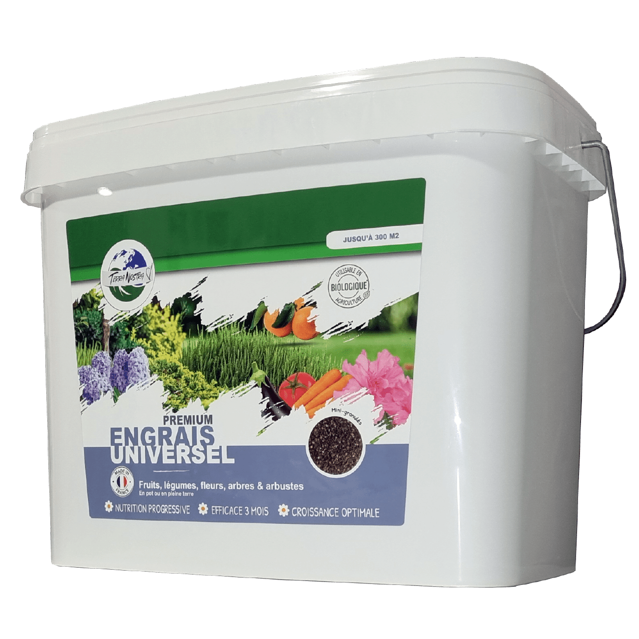 Engrais Premium Universel Boite ou Seau Mini Granulés - Terra Nostra - insecticides a base de produits naturels