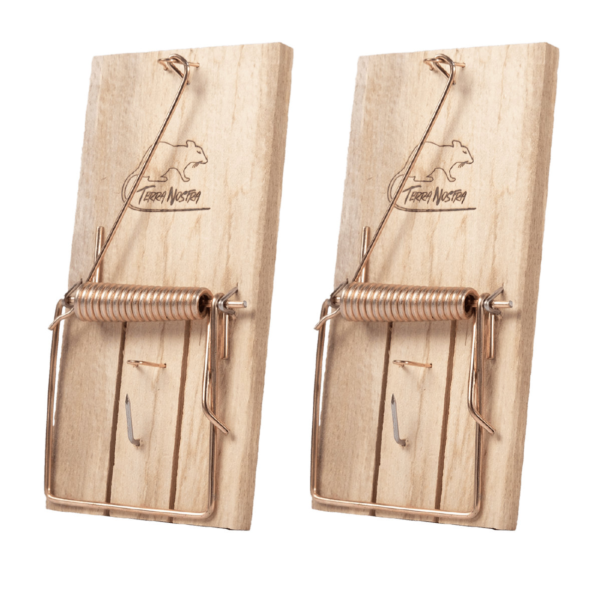 Grande Tapette à Rats & Souris en Bois Lot de 2 Tapettes - Terra Nostra - insecticides a base de produits naturels