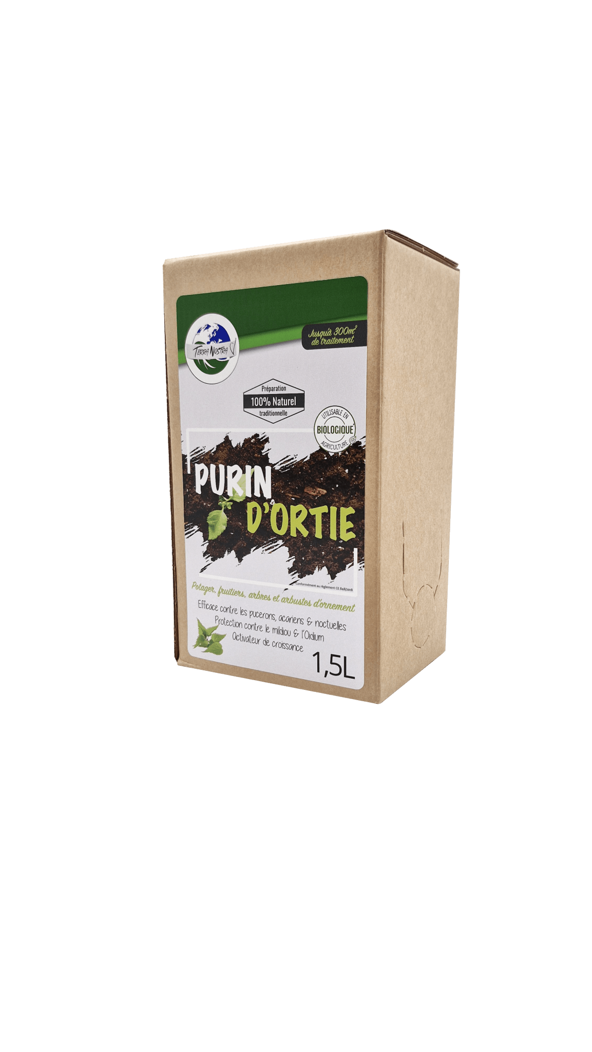 Jardin Naturel Purin d'Ortie Concentré Pouch ou Bib - Terra Nostra - insecticides a base de produits naturels