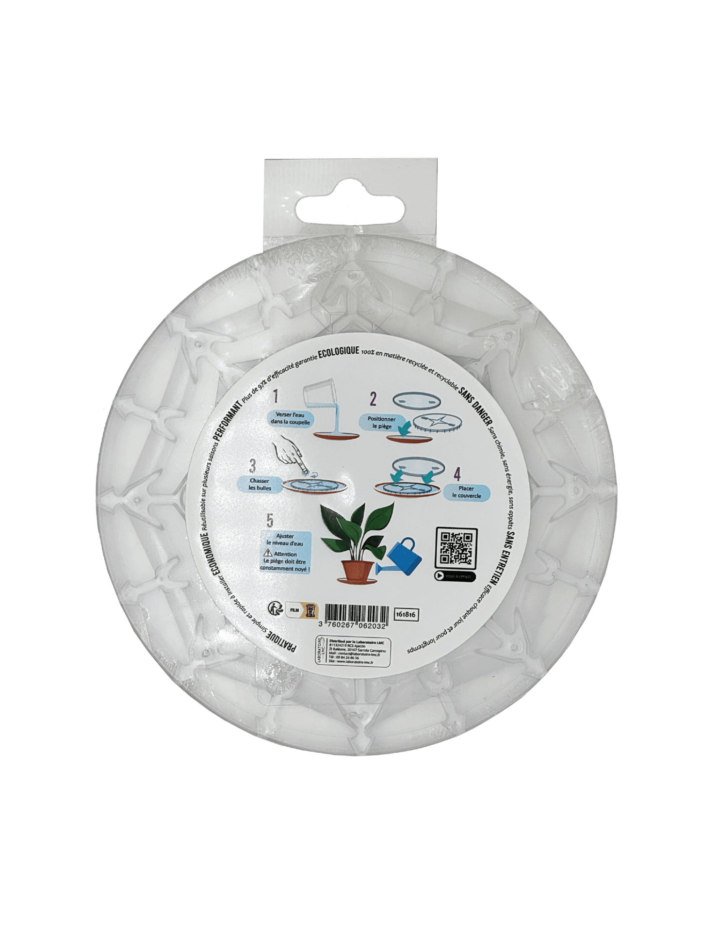 Piège à Larves de Moustiques Terra Nostra – Spécial Coupelle de Pot de Fleurs - Terra Nostra - insecticides a base de produits naturels