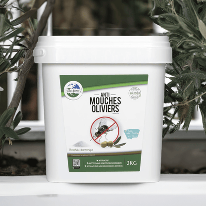 Traitement Naturel Mouche des Olivier Phosphate Diammonique Flacon ou Seau - Terra Nostra - insecticides a base de produits naturels