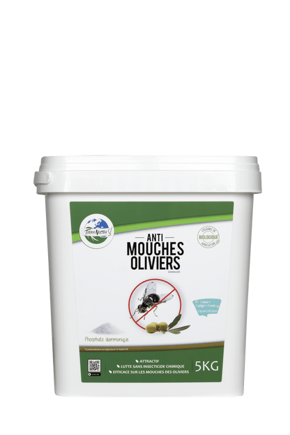 Traitement Naturel Mouche des Olivier Phosphate Diammonique Flacon ou Seau - Terra Nostra - insecticides a base de produits naturels