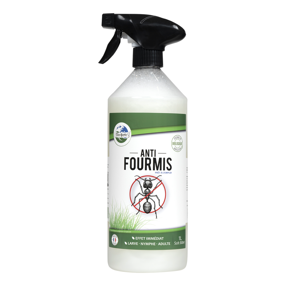 Anti Fourmis Naturel Prêt à l'emploi Spray 1L Fabriqué en France Terra Nostra - Terra nostra shop