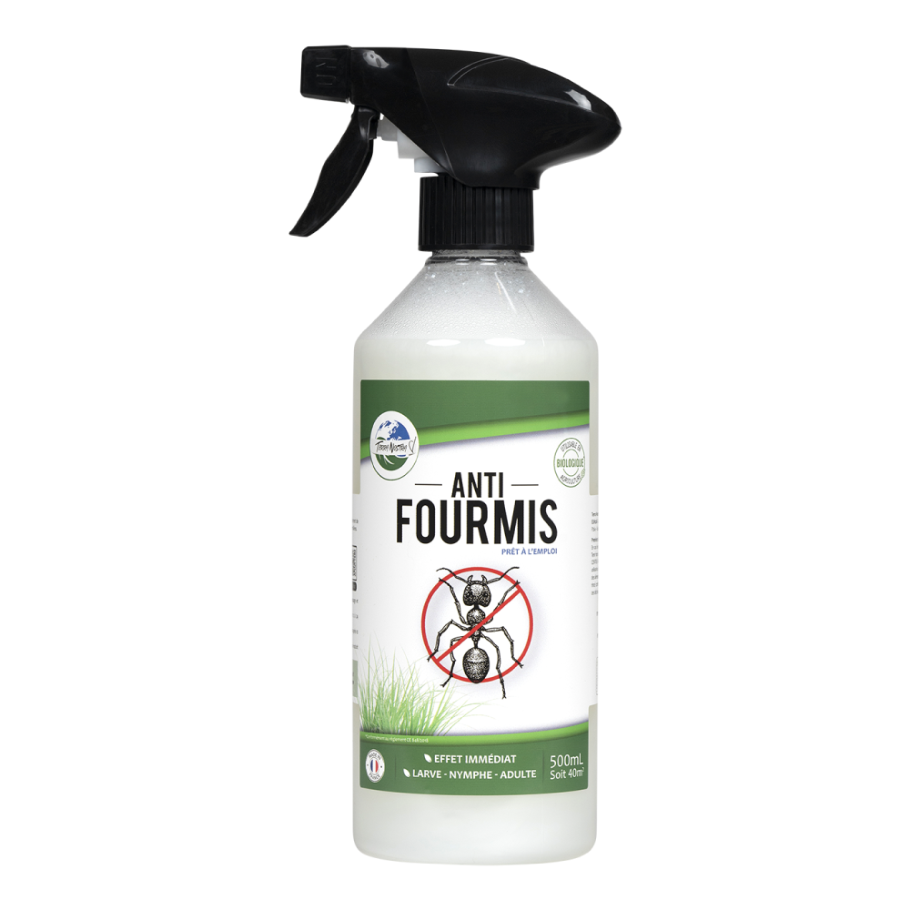 Anti Fourmis Naturel Prêt à l'emploi Spray 500ml Fabriqué en France Terra Nostra - Terra nostra shop