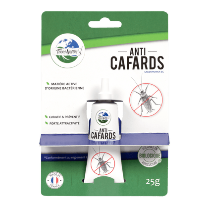 Anti cafards Tube 25g Prêt à l'emploi - Terra Nostra - insecticides a base de produits naturels