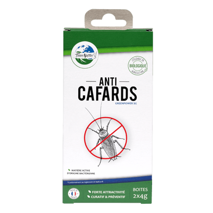 Anti cafards X2 Boites Prêt à l'emploi - Terra Nostra - insecticides a base de produits naturels