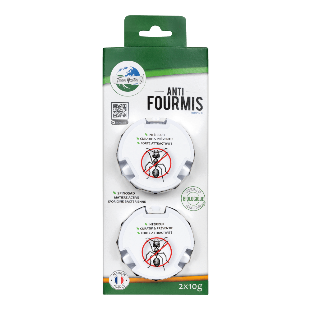 Anti Fourmis Naturel Gel Appat en Boite 2x10g - Terra Nostra - insecticides a base de produits naturels