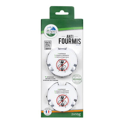 Anti Fourmis Naturel Gel Appat en Boite 2x10g - Terra Nostra - insecticides a base de produits naturels