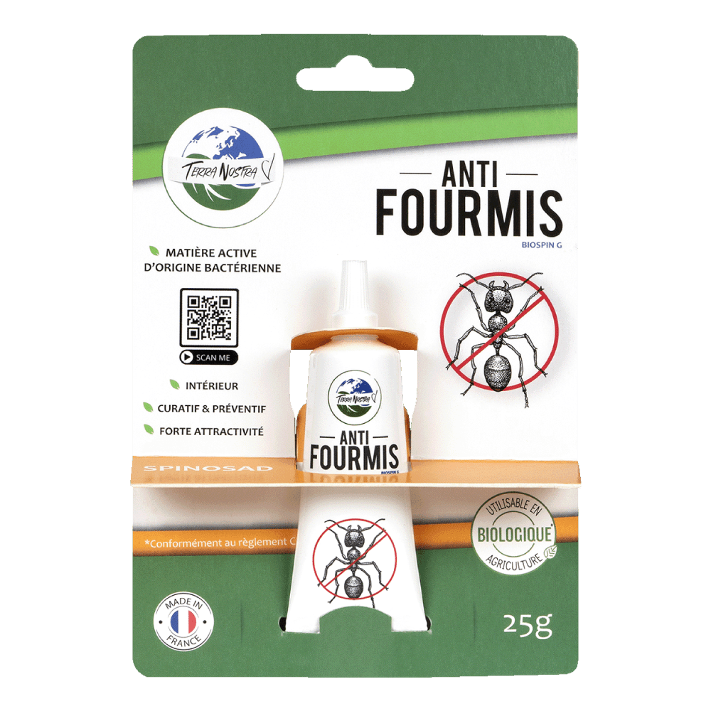 Anti Fourmis Naturel Gel Appat en Tube 1x25g - Terra Nostra - insecticides a base de produits naturels