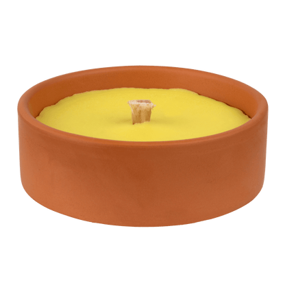Anti Moustique Citronnelle Bougie en Terre Cuite LOT 3 BOUGIES - Terra Nostra - insecticides a base de produits naturels
