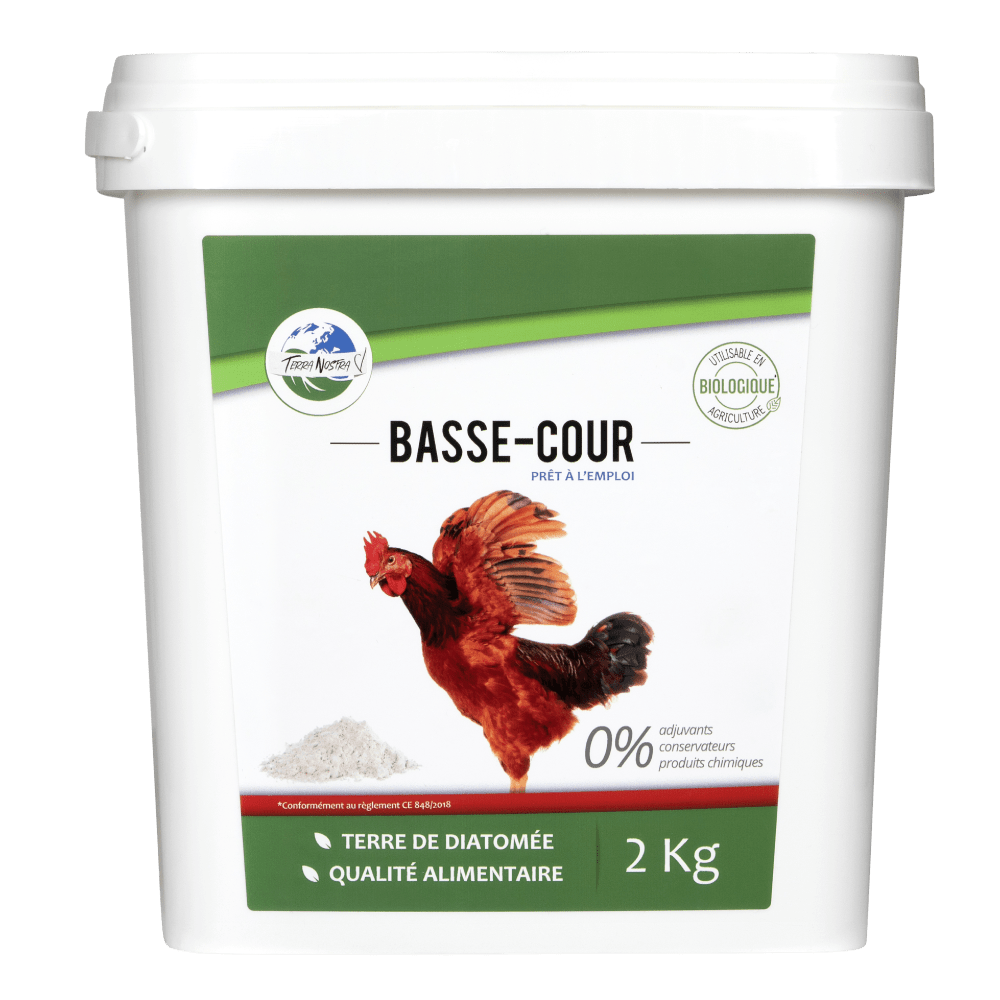 Basse Cour Naturel Terre de Diatomée Poudreuse 300g - Terra Nostra - insecticides a base de produits naturels