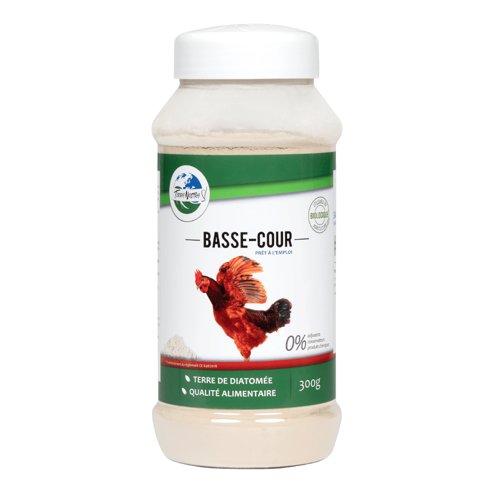 Basse Cour Naturel Terre de Diatomée Poudreuse 300g - Terra Nostra - insecticides a base de produits naturels