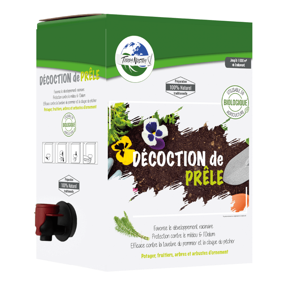Jardin Naturel Décoction de Prêle Concentré Pouch ou Bib - Terra Nostra - insecticides a base de produits naturels
