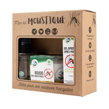 Anti Moustique Naturel Kit été N°1 Contient Spray Cutané 50ml Gel Roll on 15ml Bougie en verre Fabriqué en France Terra Nostra