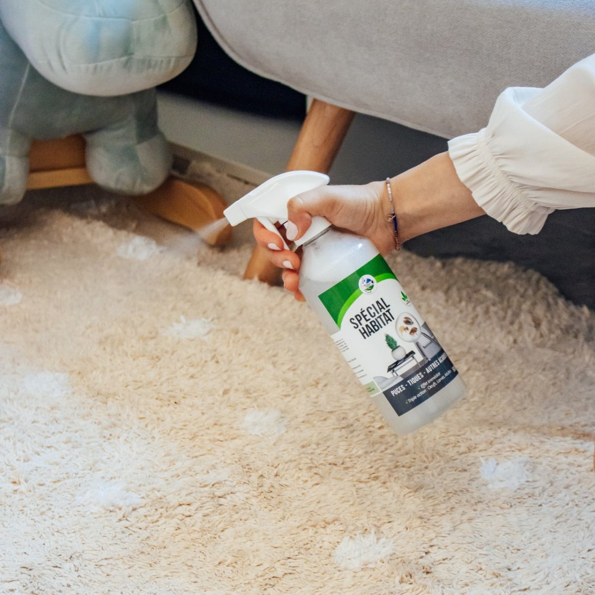Spécial Habitat Puce Tique Acarien Spray Prêt à l'emploi 500ml - Terra Nostra - insecticides a base de produits naturels