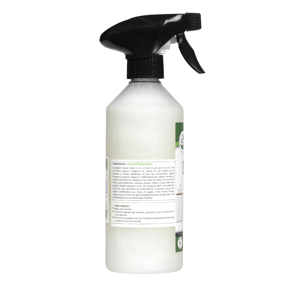 Spécial Poisson d'Argent Spray Prêt à l'emploi 500ml - Terra Nostra - insecticides a base de produits naturels