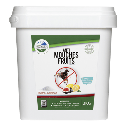Traitement Naturel Mouche des Fruits Phosphate Diammonique Flacon ou Seau - Terra Nostra - insecticides a base de produits naturels